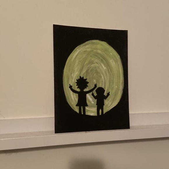 Rick and Morty Painting